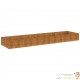 Jardinière Relief Acier Corten 387 X 100 X 36 cm. Aspect Rouille, Très tendance. Jardin, Patio, Balcon