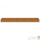 Jardinière Relief Acier Corten 482 X 100 X 36 cm. Aspect Rouille, Très tendance. Jardin, Patio, Balcon