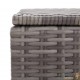 GRAND Coffre de jardin Gris Polyrotin 100 X 50 X 50. Rangement facile et discret