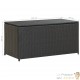 GRAND Coffre de jardin Noir Polyrotin 100 X 50 X 50. Rangement facile et discret