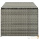 GRAND Coffre de jardin Gris Polyrotin 180 X 90 X 70. Rangement facile et discret