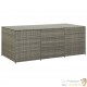 GRAND Coffre de jardin Gris Polyrotin 180 X 90 X 70. Rangement facile et discret