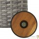 Coffre de jardin Gris + Roulettes 120 X 65 X 61 cm Polyrotin. Rangement facile et discret