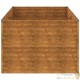 Jardinière Relief Acier Corten 196 X 100 X 69 cm. Aspect Rouille, Très tendance. Jardin, Patio, Balcon