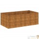Jardinière Relief Acier Corten 196 X 100 X 69 cm. Aspect Rouille, Très tendance. Jardin, Patio, Balcon