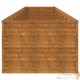 Jardinière Relief Acier Corten 770 X 100 X 69 cm. Aspect Rouille, Très tendance. Jardin, Patio, Balcon