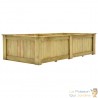 Jardinière Bois de Pin 196 X 100 X 50 cm. Très tendance. Jardin, Patio, Balcon