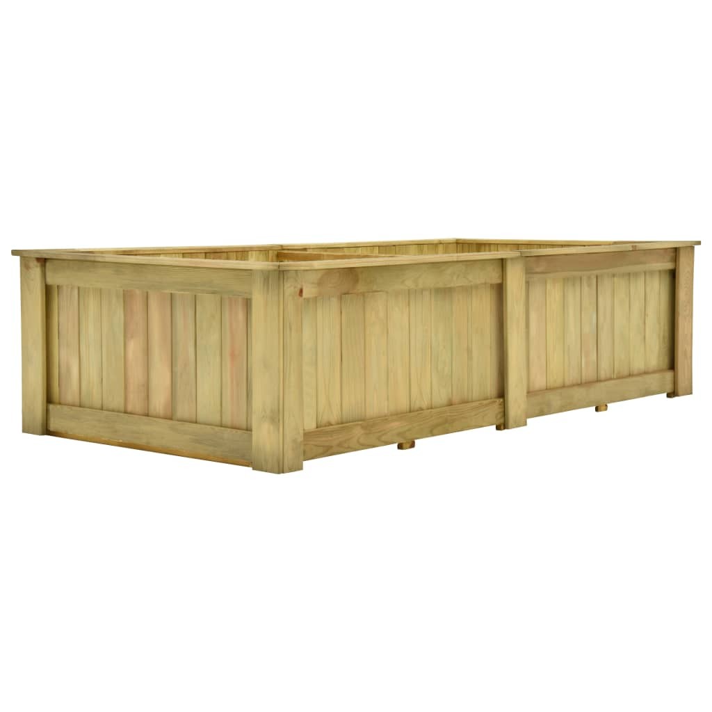 Jardinière Bois de Pin 196 X 100 X 50 cm. Très tendance. Jardin, Patio, Balcon