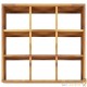 Jardinière Bois d'Acacia 60 X 60 X 15 cm. Très tendance. Jardin, Patio, Balcon