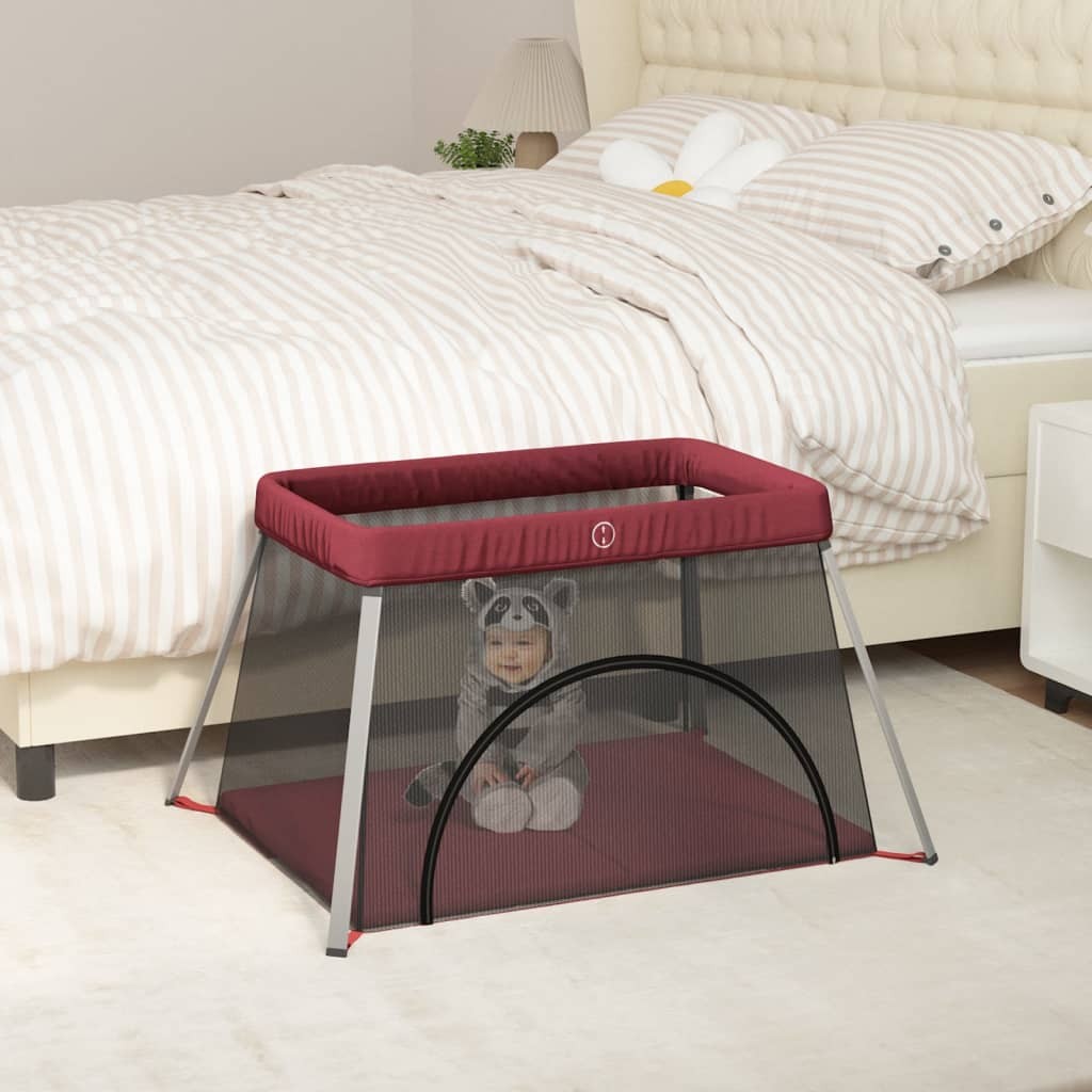 Parc pour bébés Rouge. Sécurité et confort pour votre bébé