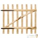 Portail en Bois de noisetier 100 X 90 cm de haut. Idéal pour jardin champêtre et rural
