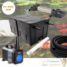 Kit De Filtration Avec UV 36W INOX + ampoule de rechange Pour Bassin De Jardin De 30m3