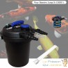 Filtre Bassins De Jardin Sous Pression, UV 11W + 1 ampoule supplémentaire, Jusqu'à 10000 Litres
