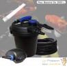 Kit Filtre Pression, UV 11W, Complet + 1 ampoule UV de rechange Pour Bassins De Jardin De 3000 litres