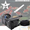Kit De Filtration, UV 55 W + 1 ampoule UV de rechange , Pour Bassin de Jardin : 40 à 50 m³