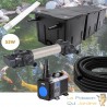 Kit Filtration UV 55 W, Acier Inoxydable, + 1 ampoule UV de rechange Bassin de Jardin: 20-40m³