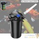 Filtre Bassin De Jardin Sous Pression, UV 18W+ 1 ampoule UV de rechange , Max 20000L, Modèle Premium