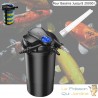 Filtre Bassin De Jardin Sous Pression, UV 18W+ 1 ampoule UV de rechange , Max 20000L, Modèle Premium