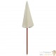 Parasol Rond 190 cm Crème. Poteau en acier. Raffinement et Ombre Terrasse et Jardin