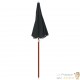 Parasol Rond 190 cm Gris Anthracite. Poteau en acier. Raffinement et Ombre Terrasse et Jardin