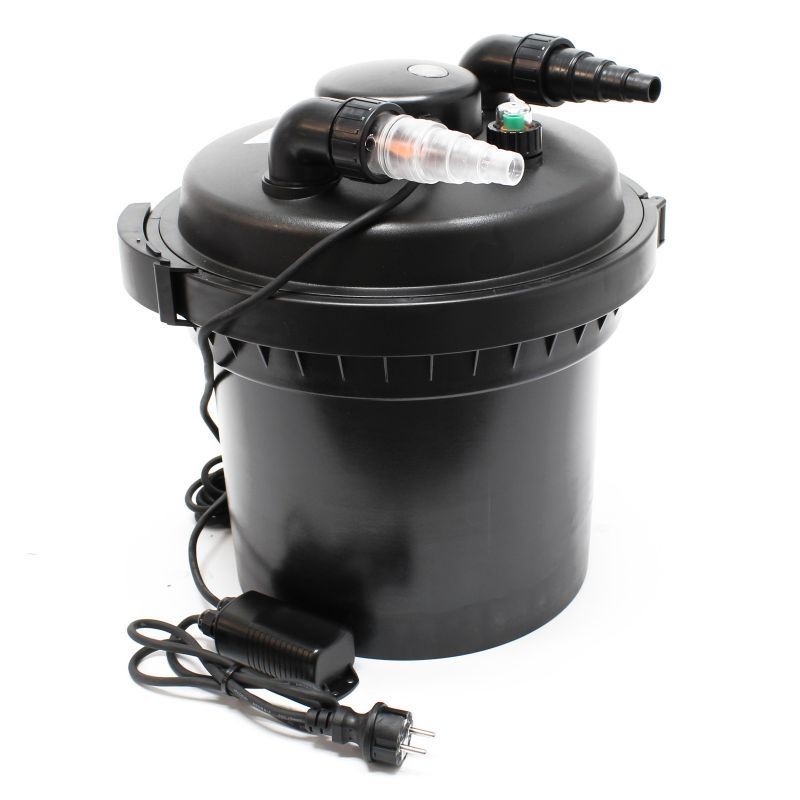 Filtre Pour Bassins De Jardin Sous Pression, UV 11W, Jusqu'à 8000 L. Volume de 20 litres