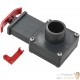 Lot de 2 Vannes Guillotines, tiroir PVC 1 1/2 pouce pour bassin de jardin et Piscine