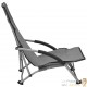 2 Chaises Pliables Basses Grises de camping ou de plage moderne et de qualité