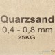 Sable Quartz Filtre Piscine 100 kg. LIVRAISON GRATUITE. Granuilométrie 0,4- 0,8mm