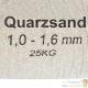 Sable Quartz Filtre Piscine 25 kg. LIVRAISON GRATUITE. Granuilométrie 1,0-1,6 mm
