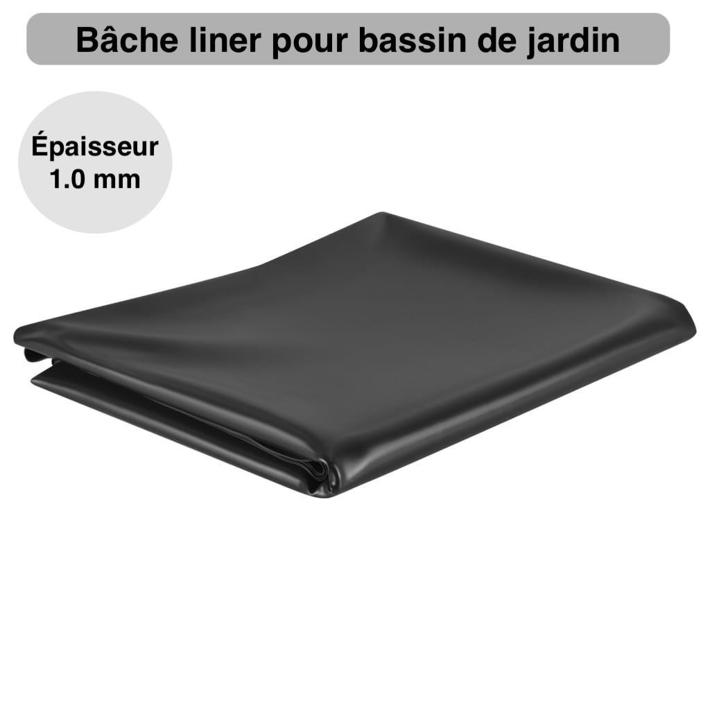 Bâche - Liner Bassin 4 x 3 m 1 mm d'épaisseur. Qualité et Performante. Mise en place Facile