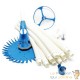 Aspirateur nettoyeur automatique piscine. Tuyauterie incluse