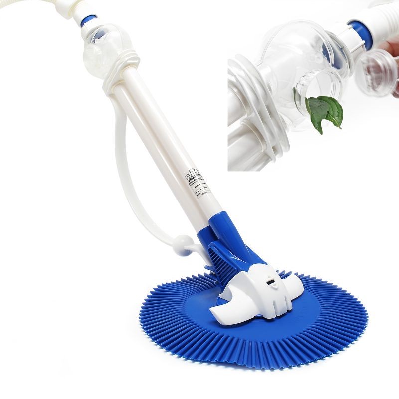 Aspirateur nettoyeur sol et fond de piscine. Tuyauterie incluse
