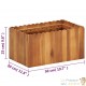 Jardinière Bois Acacia Massif 50 X 30 x 25 cm Très tendance. Jardin, Patio, Balcon