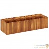 Jardinière Bois Acacia Massif 100 X 30 x 25 cm Très tendance. Jardin, Patio, Balcon