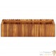 Jardinière Bois Acacia Massif 100 X 30 x 25 cm Très tendance. Jardin, Patio, Balcon
