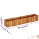 Jardinière Bois Acacia Massif 150 X 30 x 25 cm Très tendance. Jardin, Patio, Balcon