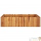 Jardinière Bois Acacia Massif 100 X 100 x 25 cm Très tendance. Jardin, Patio, Balcon