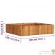 Jardinière Bois Acacia Massif 100 X 100 x 25 cm Très tendance. Jardin, Patio, Balcon