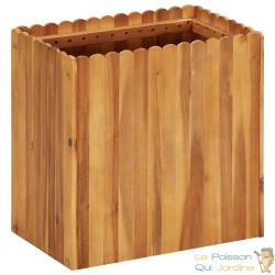 Jardinière Bois Acacia Massif 50 X 30 x 50 cm Très tendance. Jardin, Patio, Balcon