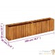 Jardinière Bois Acacia Massif 200 X 30 x 50 cm Très tendance. Jardin, Patio, Balcon