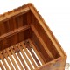 Jardinière Bois Acacia Massif 50 X 50 x 50 cm Très tendance. Jardin, Patio, Balcon