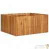 Jardinière Bois Acacia Massif 100 X 100 x 50 cm Très tendance. Jardin, Patio, Balcon