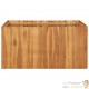 Jardinière Bois Acacia Massif 100 X 100 x 50 cm Très tendance. Jardin, Patio, Balcon