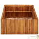 Jardinière Bois Acacia Massif 100 X 100 x 50 cm Très tendance. Jardin, Patio, Balcon