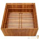 Jardinière Bois Acacia Massif 100 X 100 x 50 cm Très tendance. Jardin, Patio, Balcon