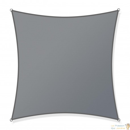 Voile d’Ombrage : 200 X 200 cm Protection Contre le Vent, le Soleil et les Rayons UV 30+ pour Votre Jardin et Balcon