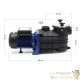 Pompe à eau piscine de qualité de 13800 l/h - Seulement 550 W
