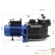 Pompe à eau piscine de qualité de 26400l l/h - Seulement 2200 W