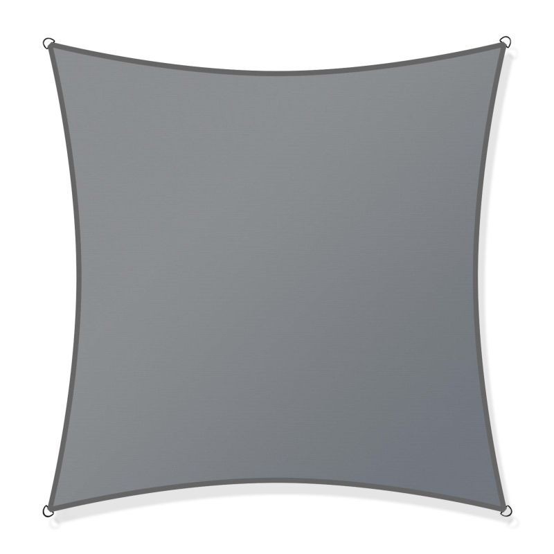 Voile d’Ombrage : 5 X 5 m Protection Contre le Vent, le Soleil et les Rayons UV 30+ pour Votre Jardin et Balcon