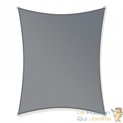 Voile d’Ombrage : 4 X 6 m Protection Contre le Vent, le Soleil et les Rayons UV 30+ pour Votre Jardin et Balcon